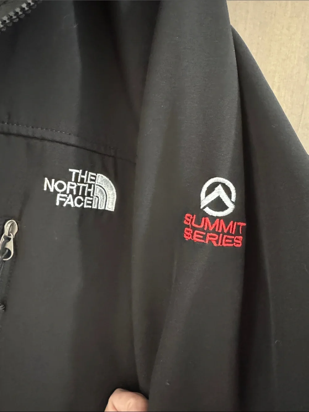 The North Face Summit Series Black Hooded Lightweight Jacket